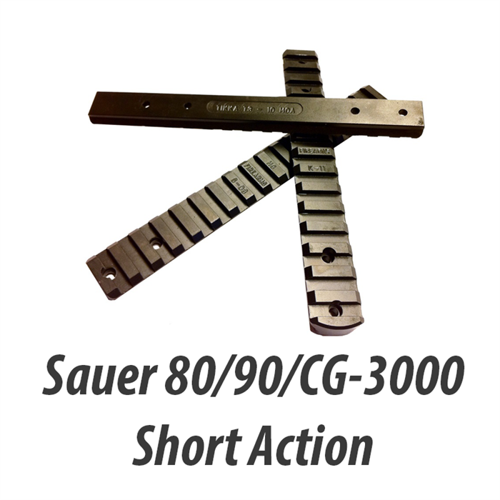 Sauer 80/90/CG 3000 Short Action - montage skinne - Picatinny/Stanag Rail 